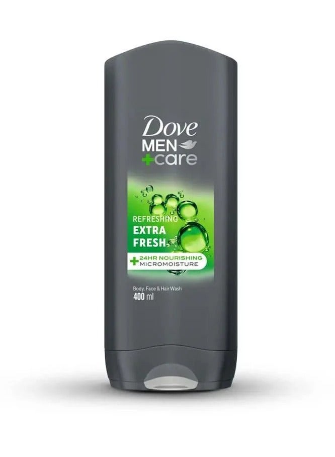 Dove 3-in-1 Travel Care Shampoo for Hair and Body 400ml